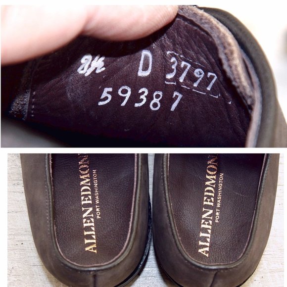 NIB * Allen Edmonds SURREY Horween 8.5 D *newTrees - Picture 5 of 8